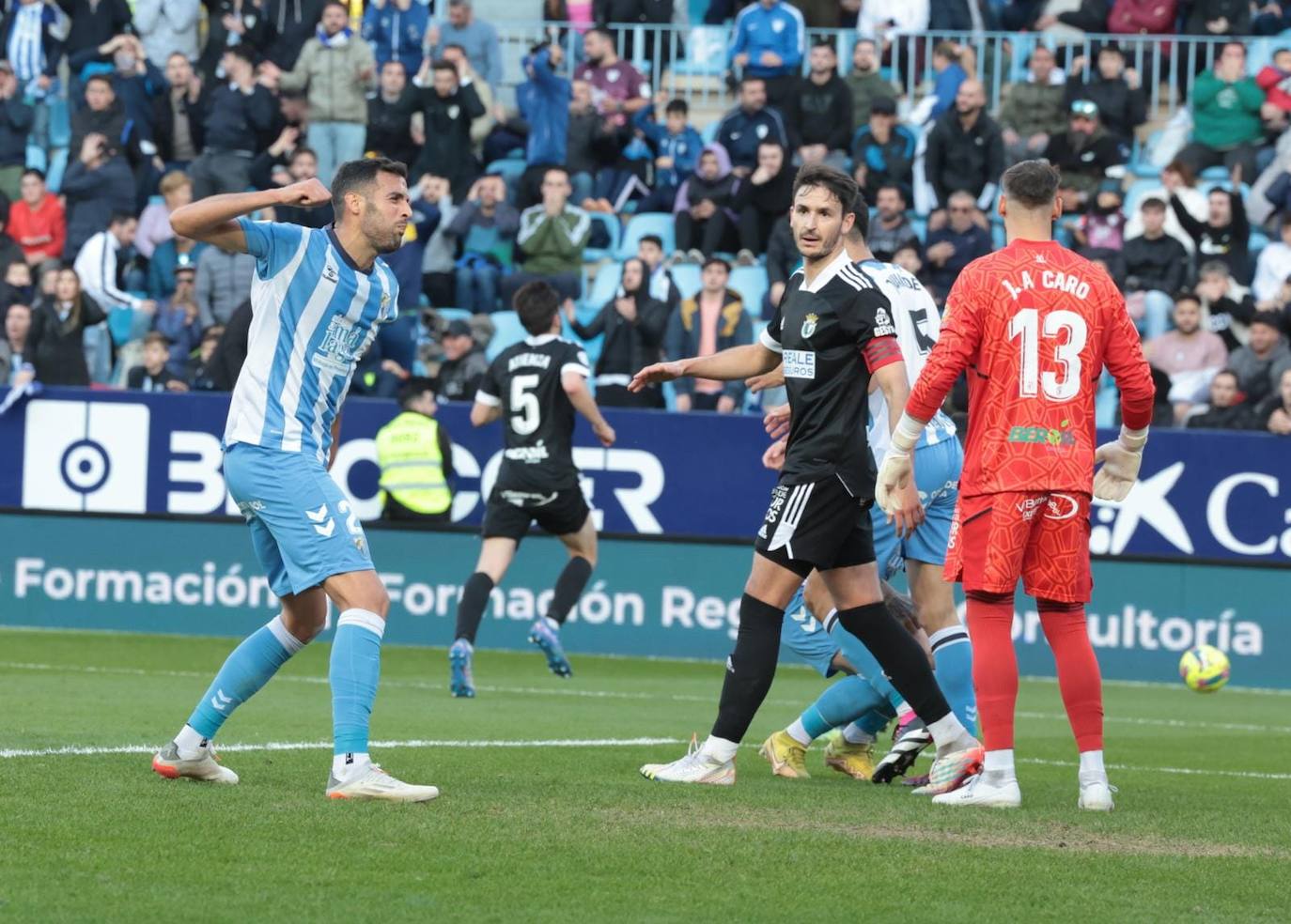 Las mejores imágenes del Málaga- Burgos