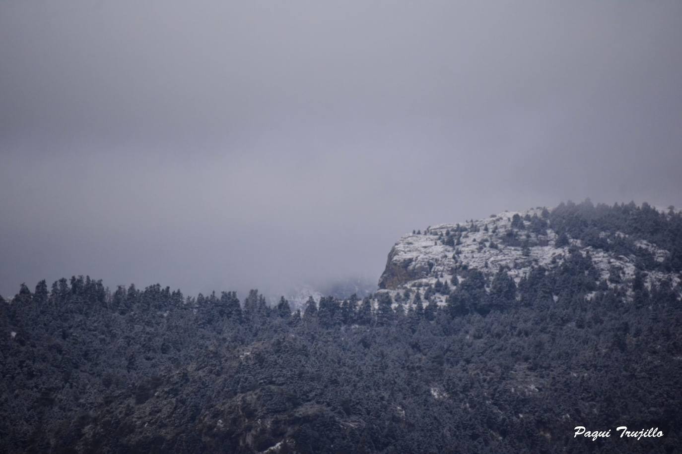 Nieve en Yunquera