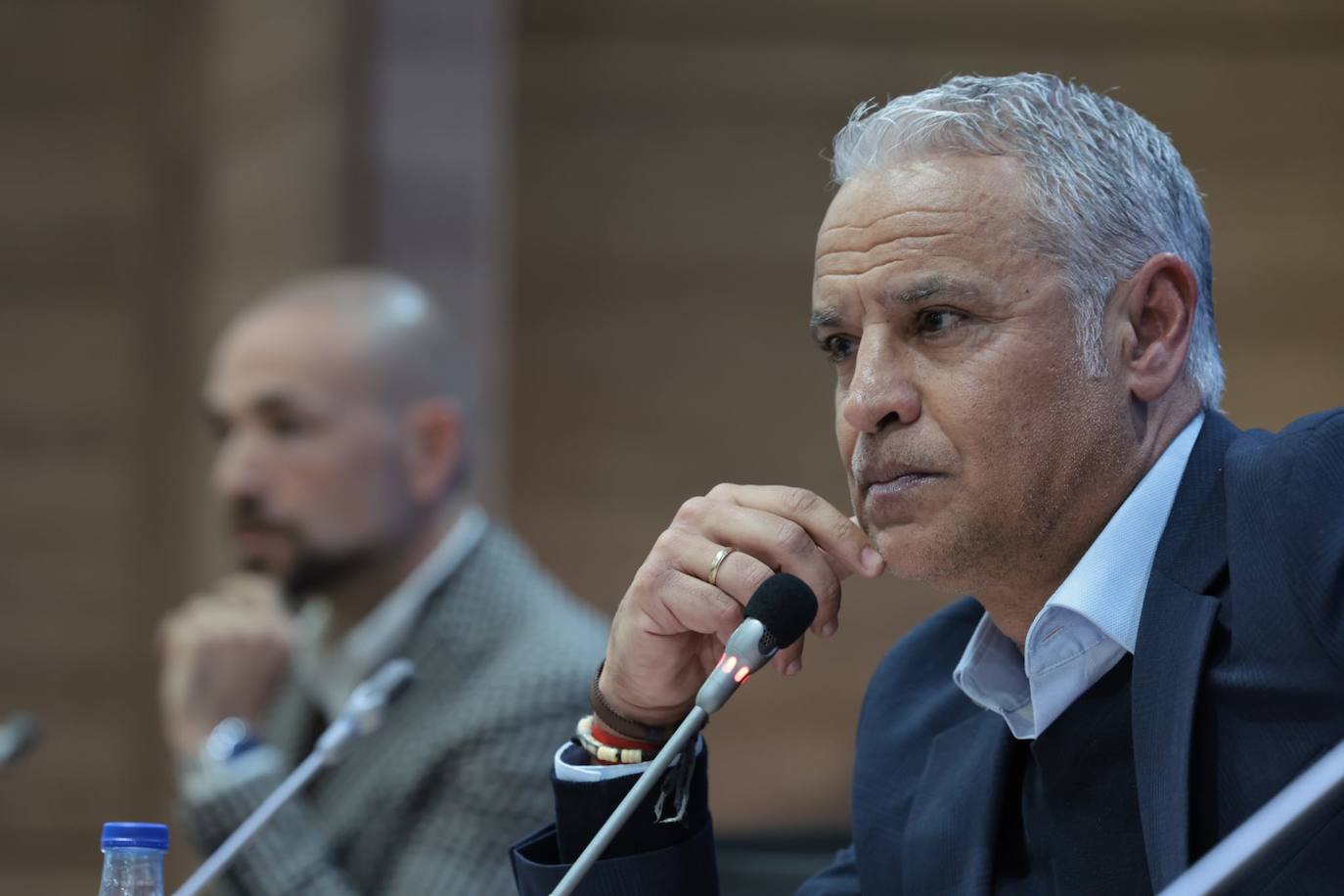 Fotos: La presentación de Pellicer como entrenador del Málaga, en imágenes