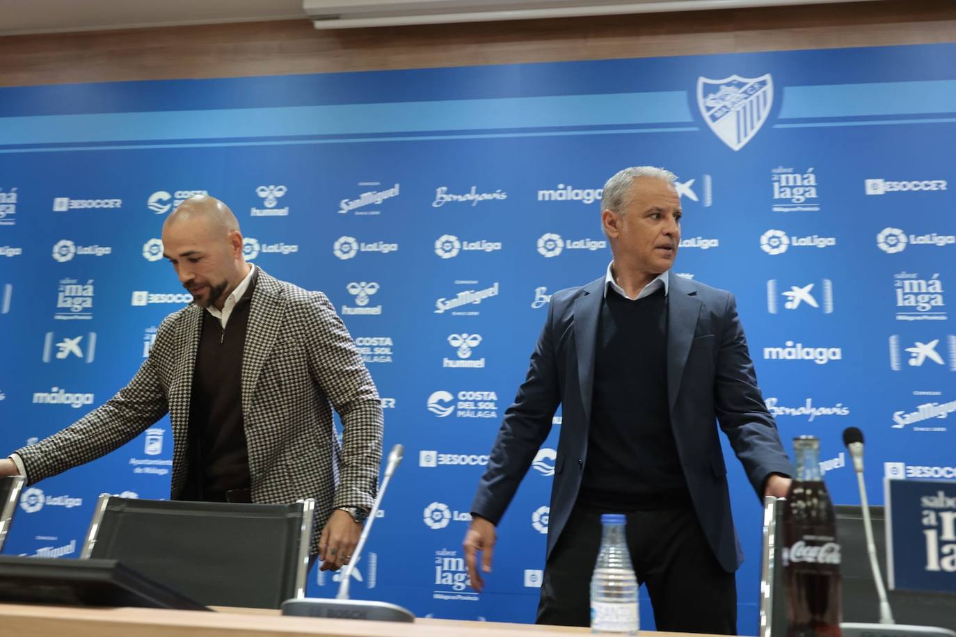 Fotos: La presentación de Pellicer como entrenador del Málaga, en imágenes