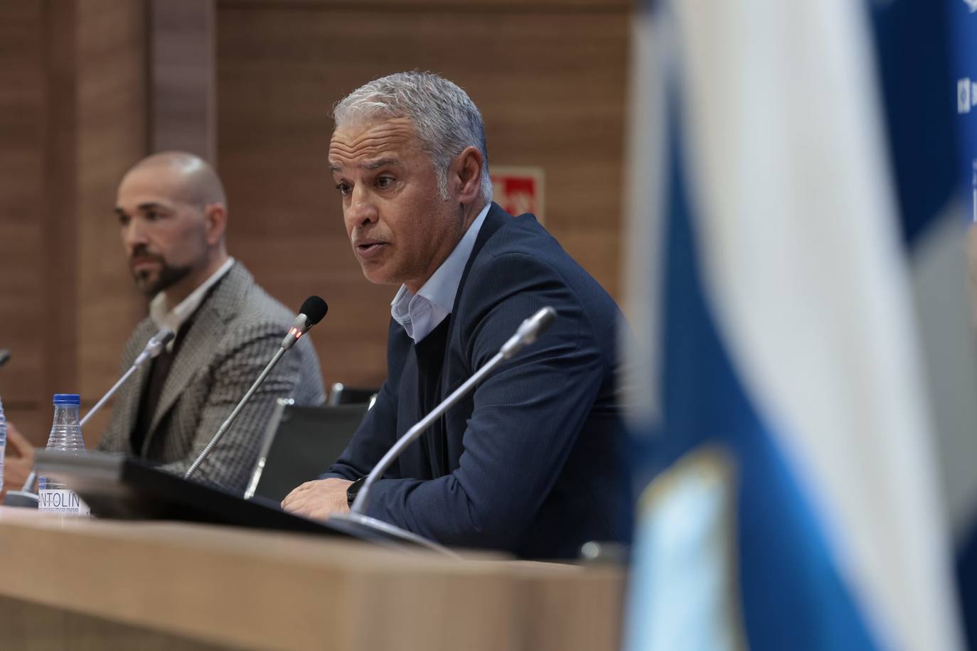 Fotos: La presentación de Pellicer como entrenador del Málaga, en imágenes