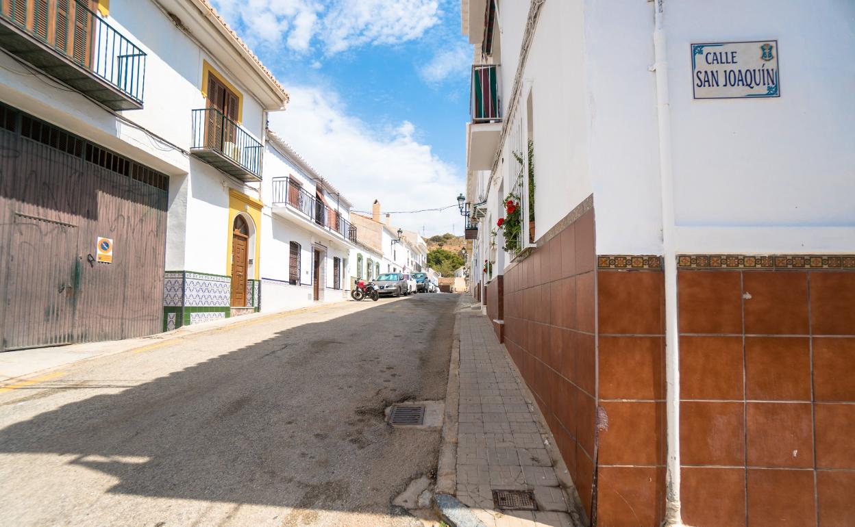 Imagen de la calle San Joaquín de Maro. 