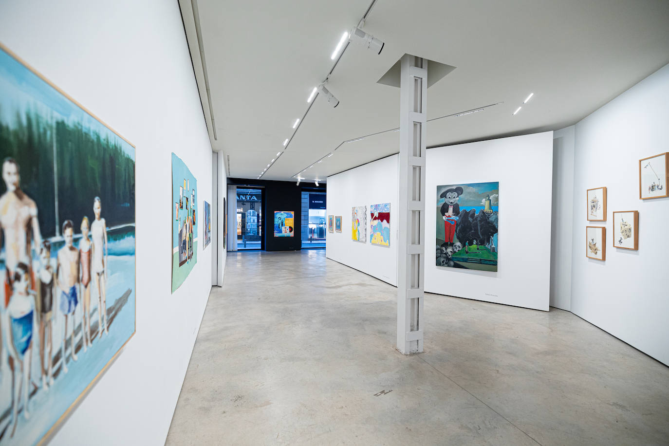 La galería revisa la generación de Alvarado, Ybarra, Lumbreras o Sanguino, que integró la revolución de la pintura figurativa de los 80