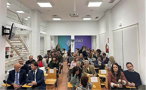 Una de las nuevas salas del colegio, donde se ofrecerán charlas y cursos de formación. 