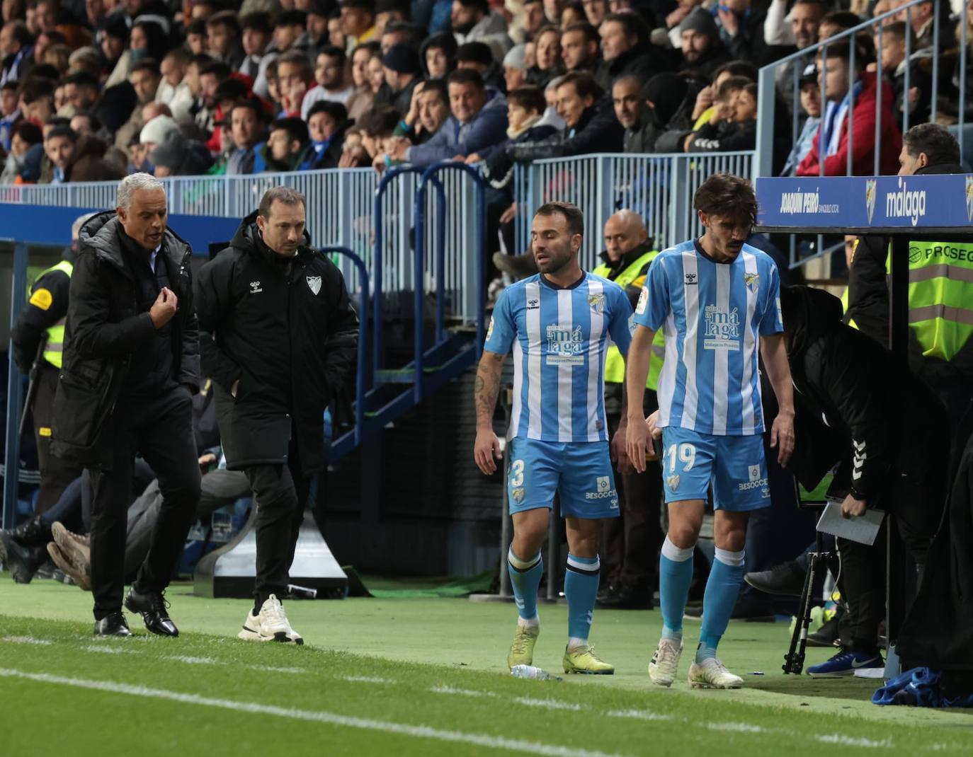 Derrota del Málaga en casa ante el Oviedo. 