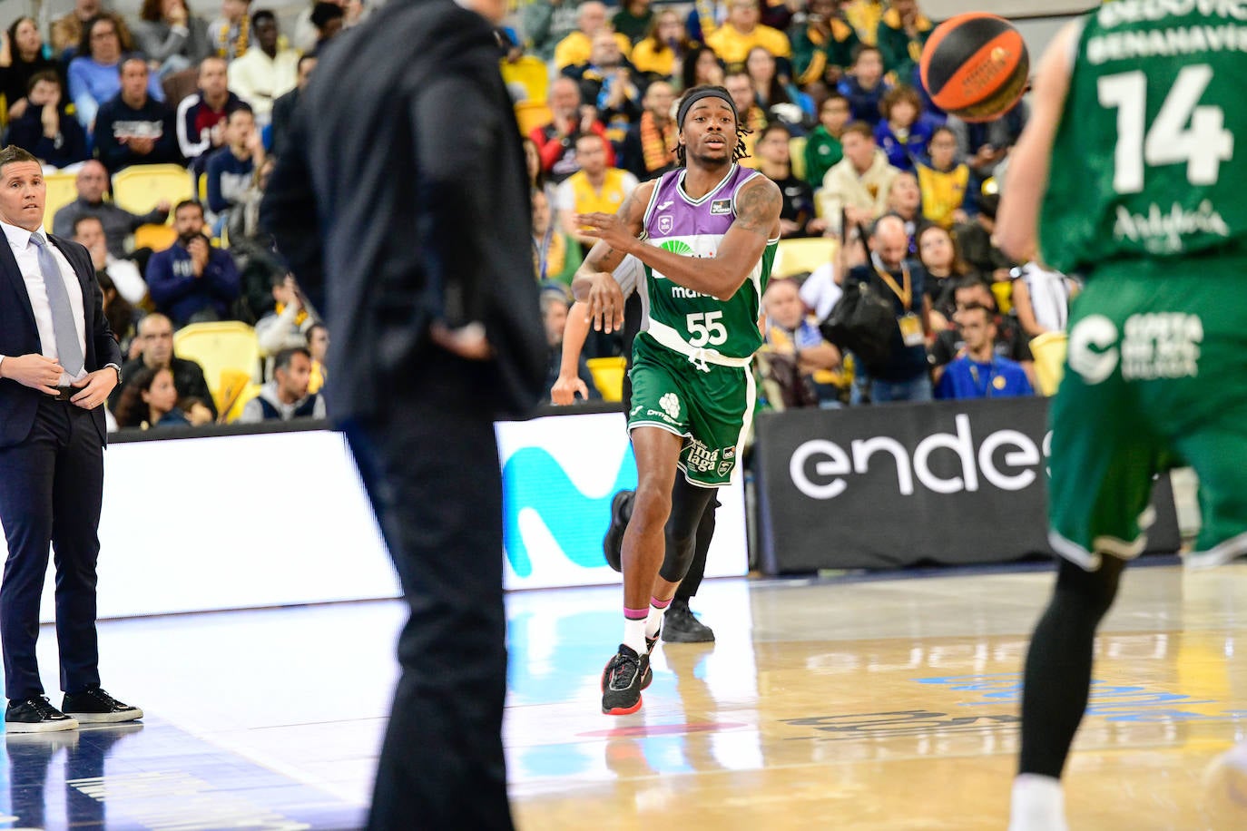 Derrota del Unicaja ante el Gran Canaria (88-70). 