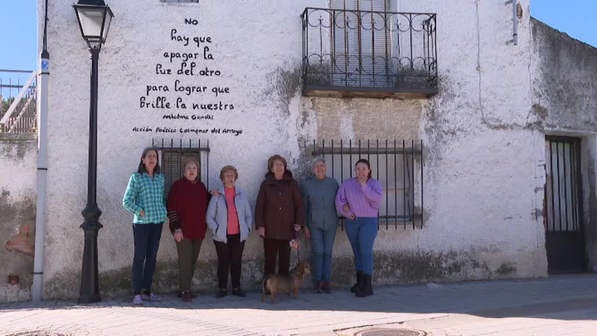 Colmenar del Arroyo, donde las paredes recitan poesía