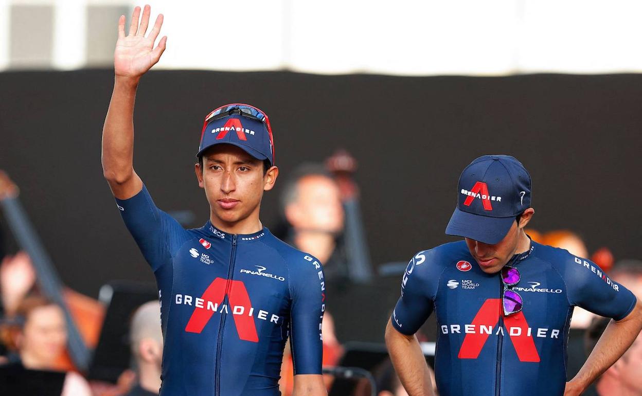 Egan Bernal, del Ineos Grenadier. 