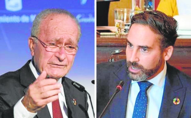 De la Torre y Daniel Pérez, candidatos de PP y PSOE a la Alcaldía de Málaga. 