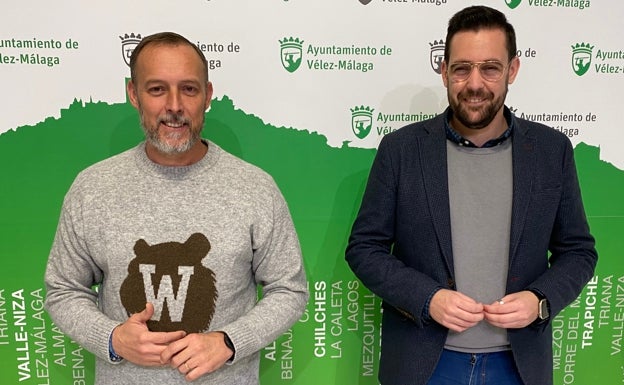 Los ediles de Hacienda y Servicios Sociales, David Vilches y Víctor González, en el Ayuntamiento. 