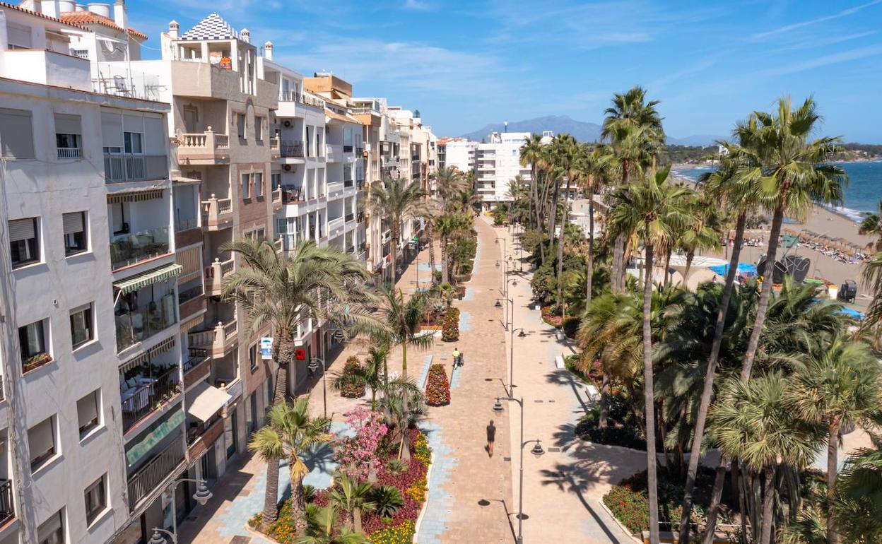 La Avenida de España de Estepona será una de las zonas de paso de la marcha cicloturista.