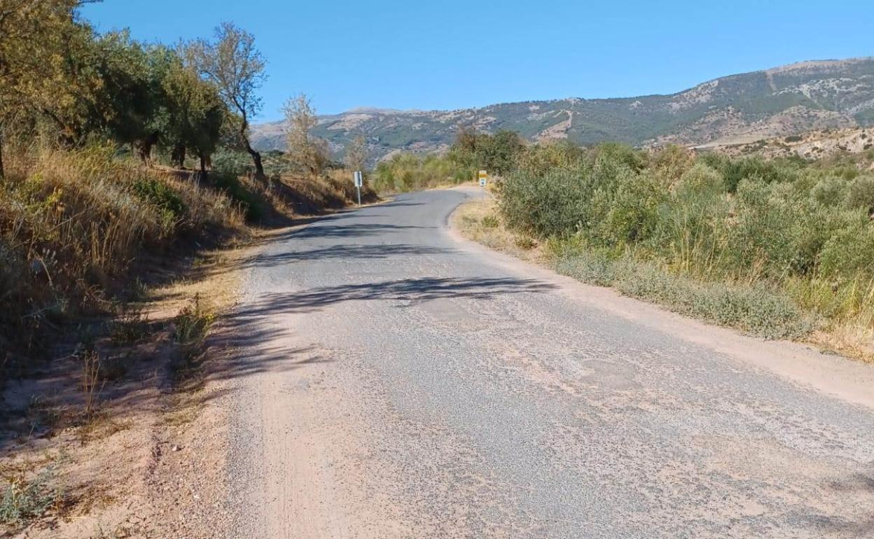 Carretera El Burgo-Casarabonela.