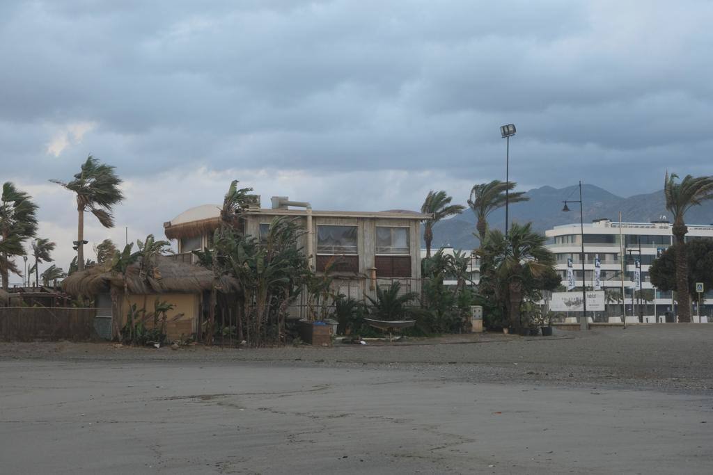 Paseo marítimo de Torremolinos, este sábado.