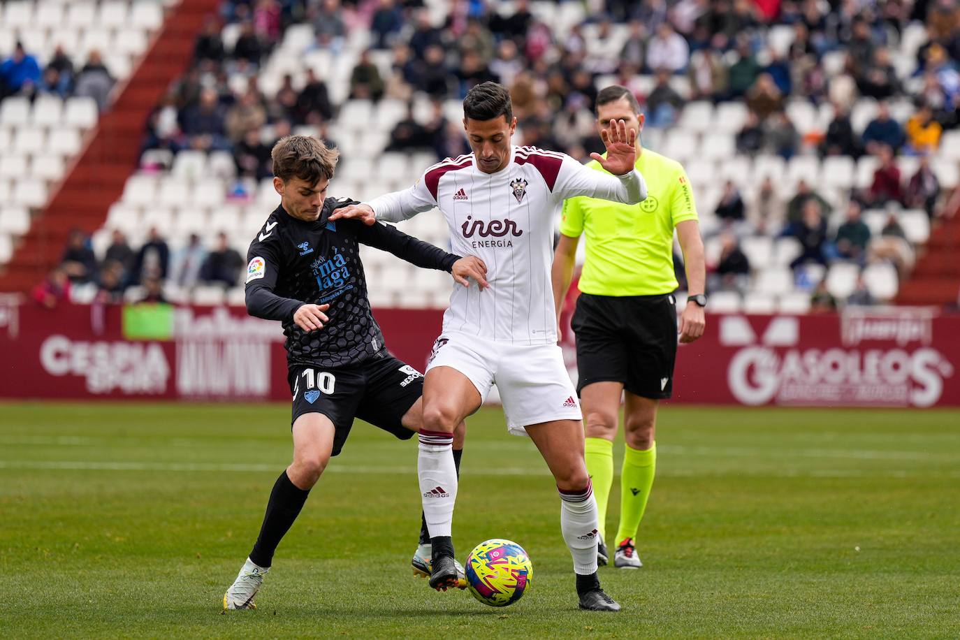 Las mejores fotos del Albacete-Málaga