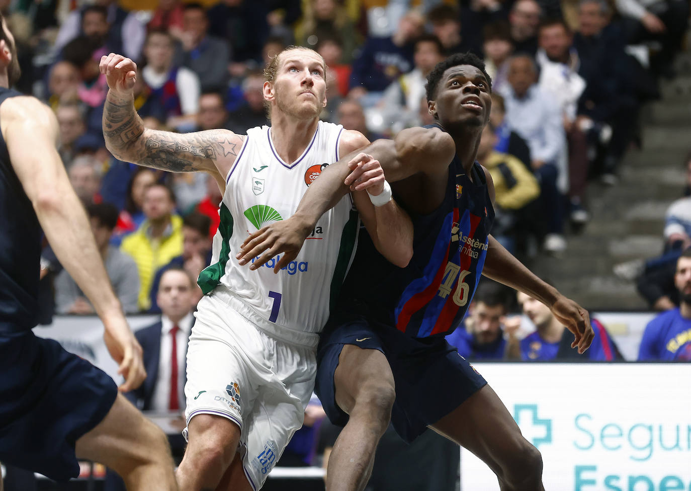 Las mejores fotografías del Barcelona-Unicaja de la Copa del Rey de Baloncesto 2023. 