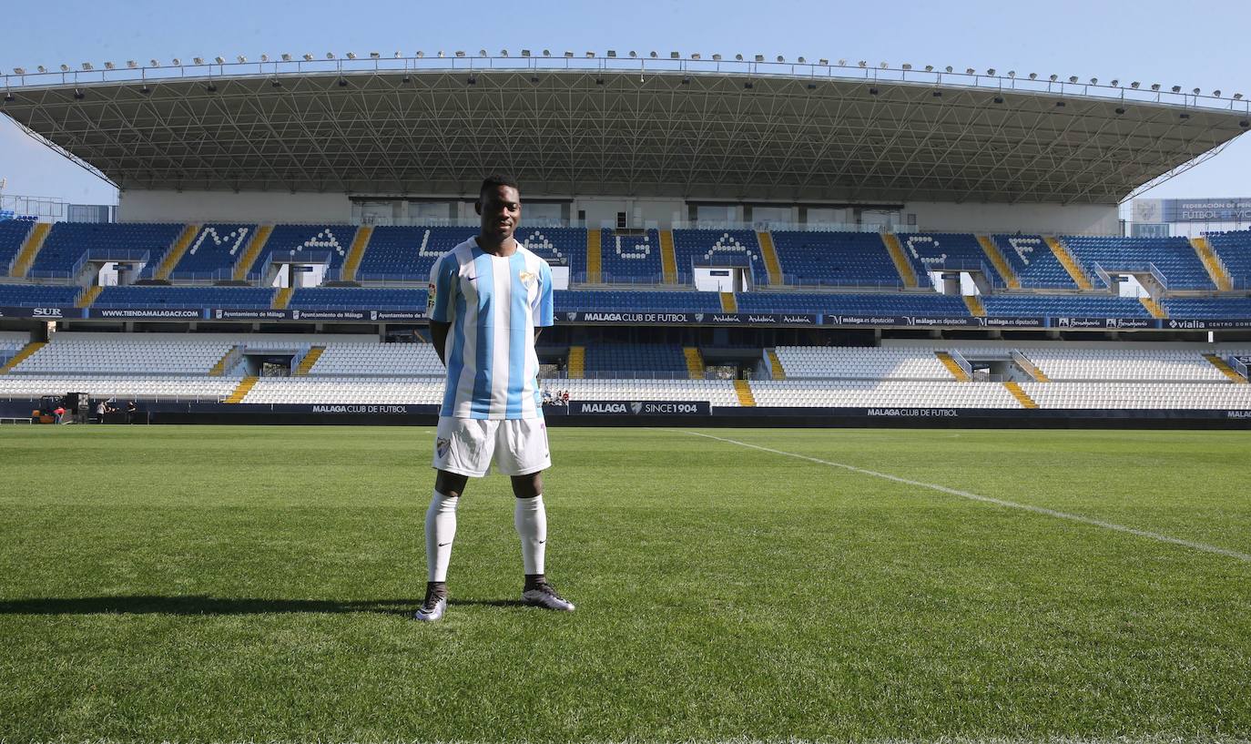 El recordado extremo ghanés jugó de blanquiazul durante la segunda parte de la temporada 15-16 y consiguió marcar dos tantos. Uno en su debut y otro en su despedida.