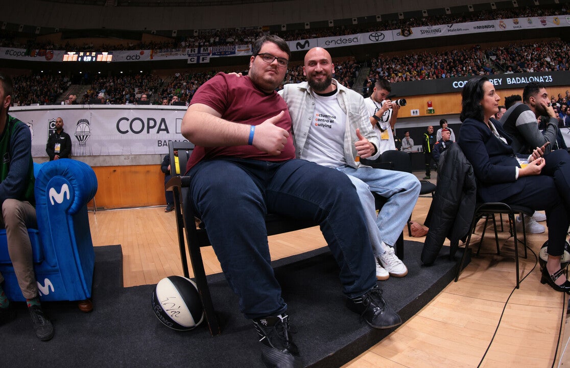 Partido disputado en el Olimpic de Badalona.