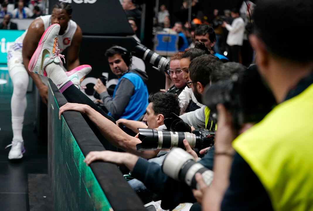 Partido disputado en el Olimpic de Badalona.