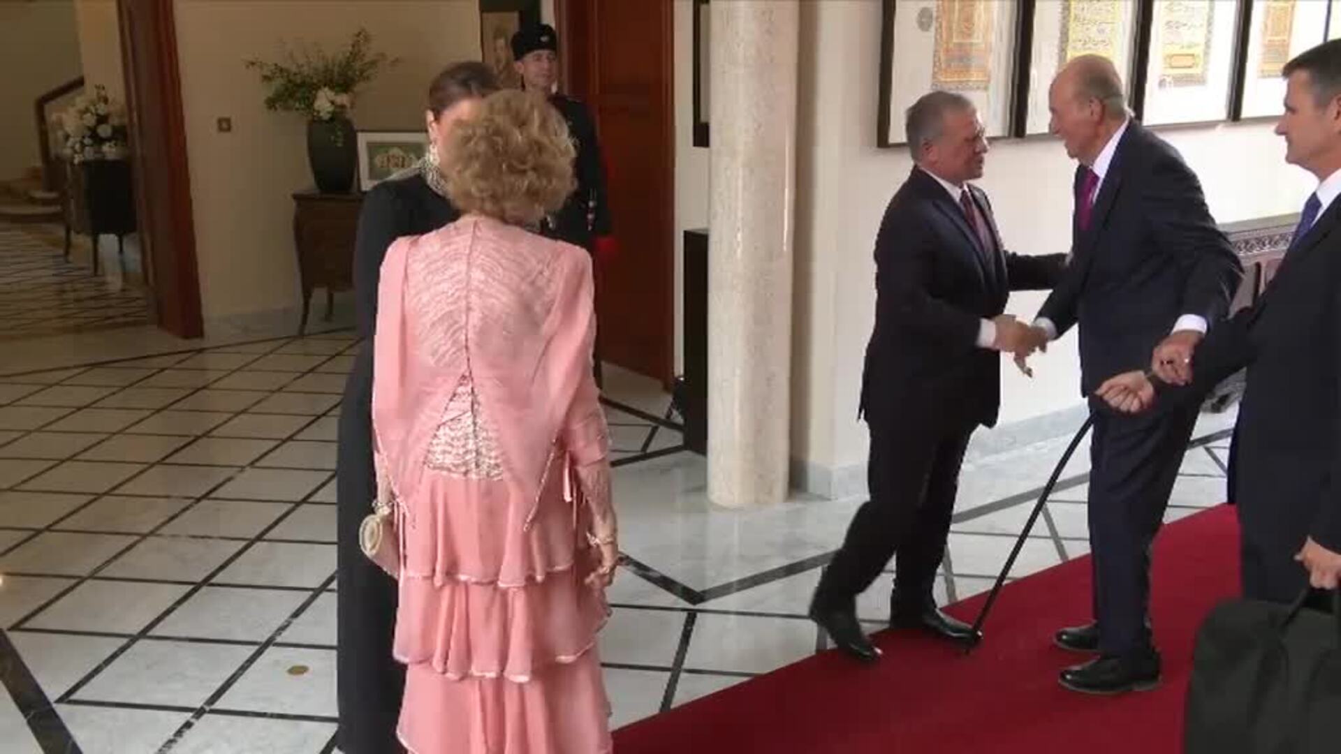 Juan Carlos I y la reina Sofía se reencuentran en Amán