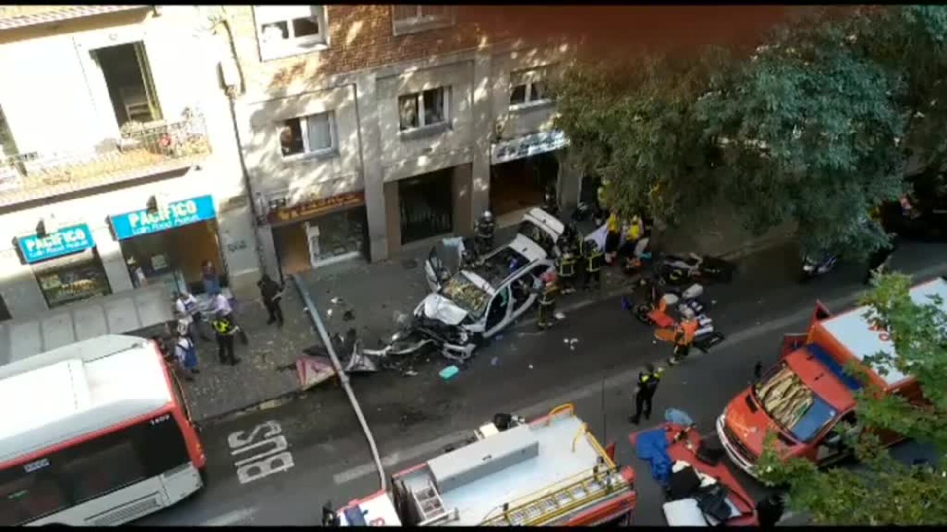 Un ataque de epilepsia de la conductora posible causa del accidente múltiple de Barcelona con 15 heridos