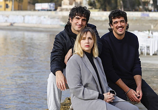La Dani, Alejandro Marín y Carmen Garrido.
