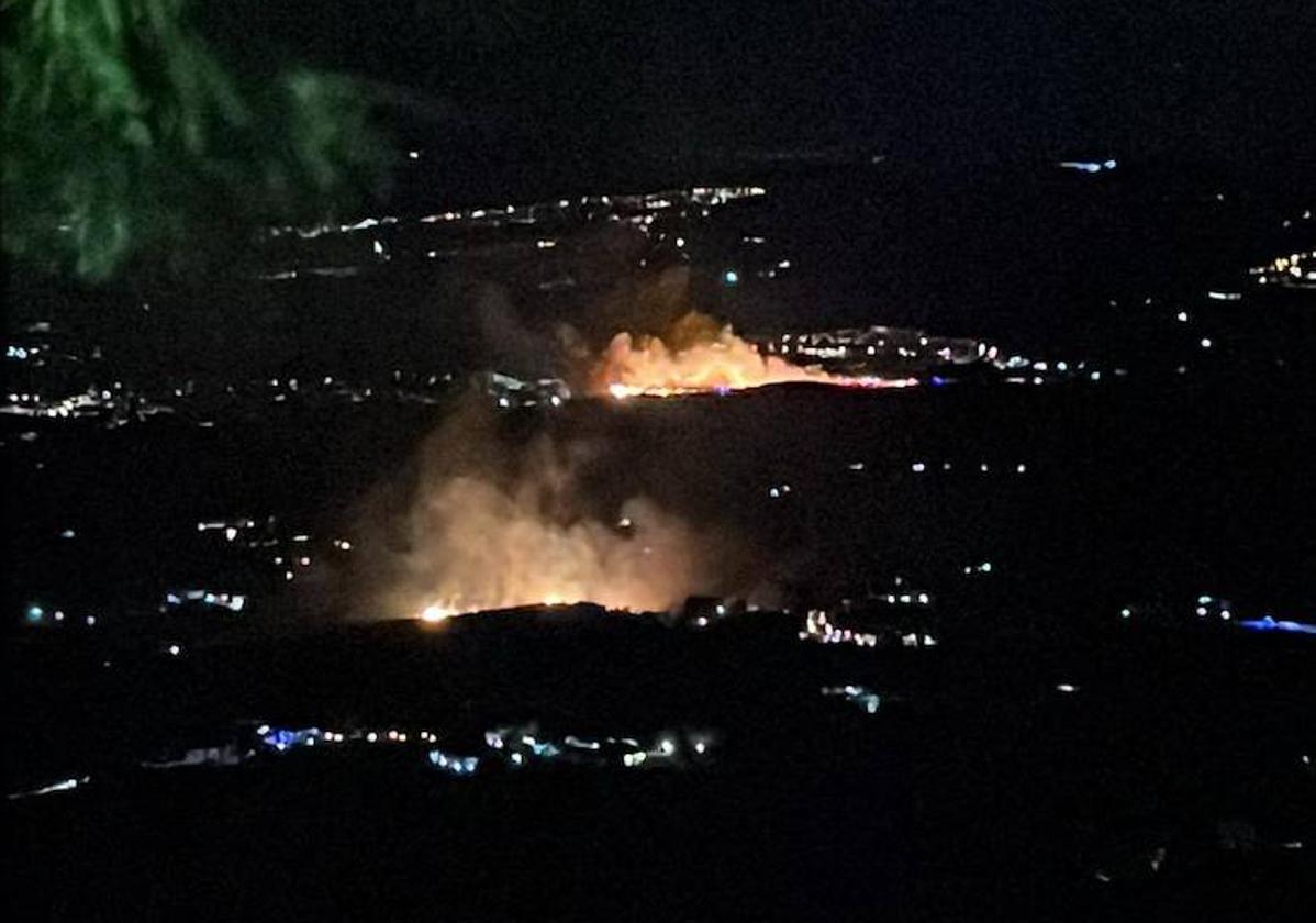 El incendio de Mijas en Nochevieja afectó a nueve hectáreas de matorral