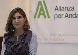 Rocío Blanco, responsable de la cartera de trabajo de la Junta de Andalucía