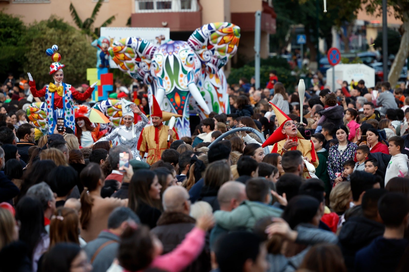 Cabalgata en Cruz del Humilladero.