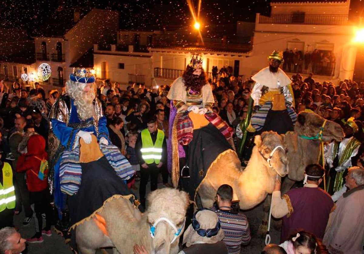 Imagen de archivo de la Cabalgata de Reyes Magos de Alhaurín el Grande.