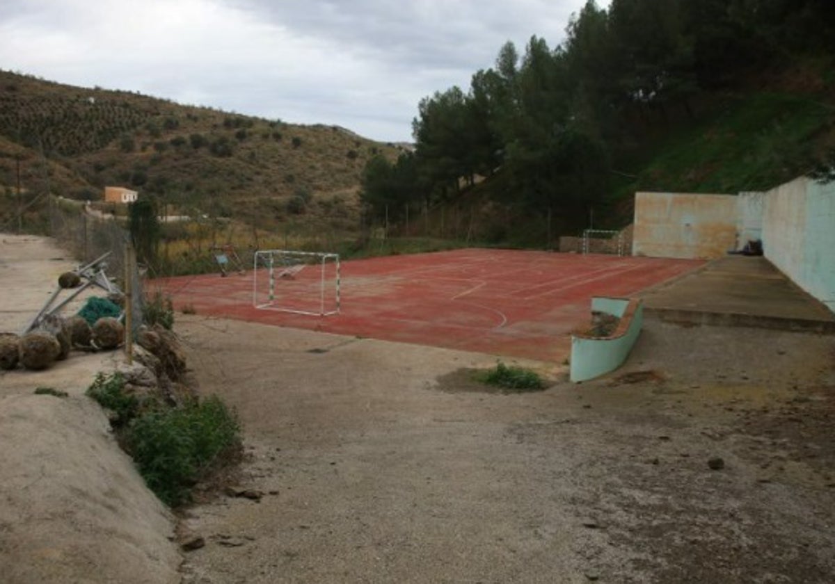 Imagen del recinto deportivo de Macharaviaya donde se actuará.