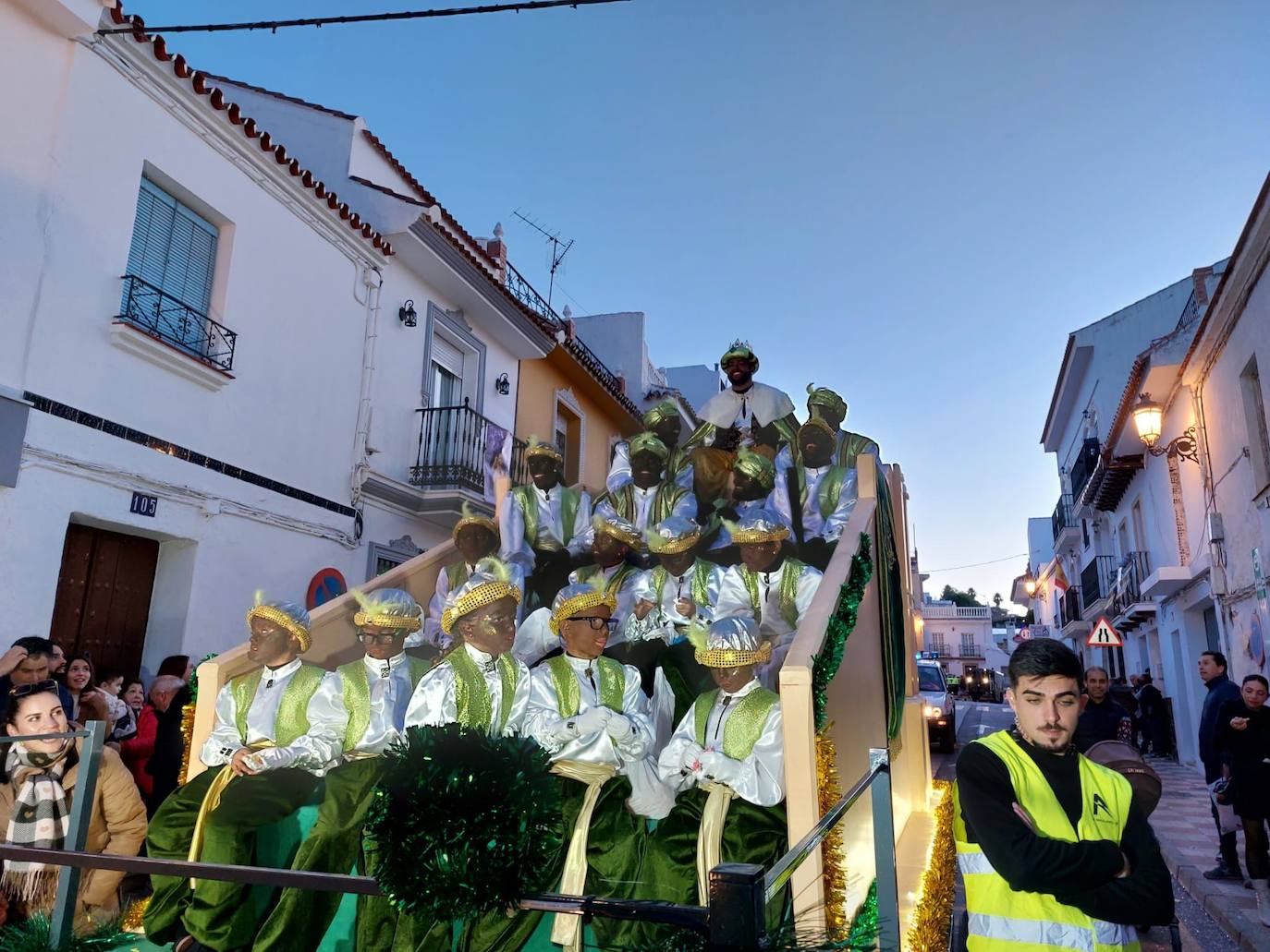 Sus Majestades de Oriente, a su paso por Alhaurín el Grande