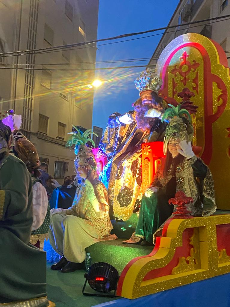 Melchor, Gaspar y Baltasar, en su recorrido por Nerja