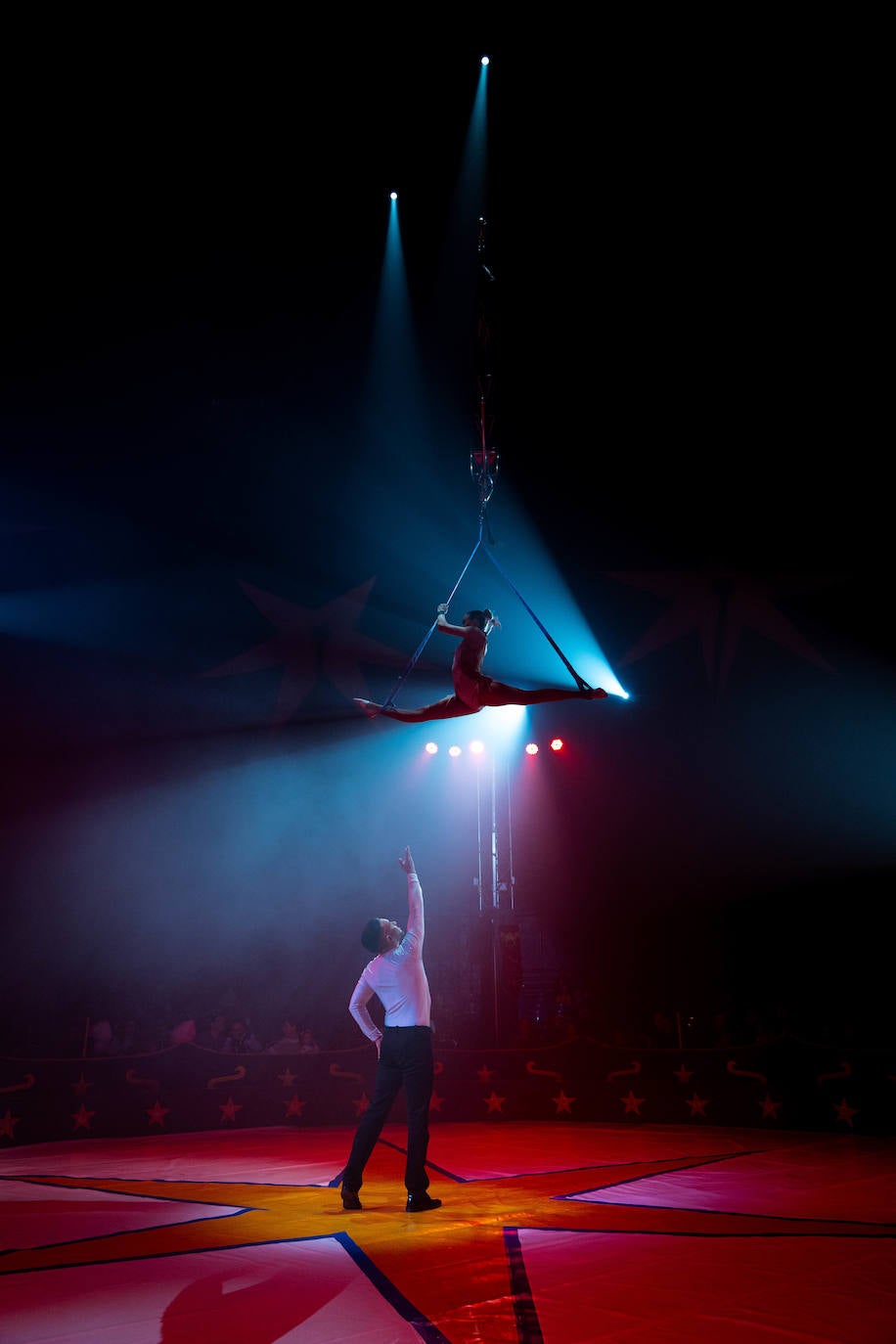 Una de las acrobacias aéreas del Berlín.