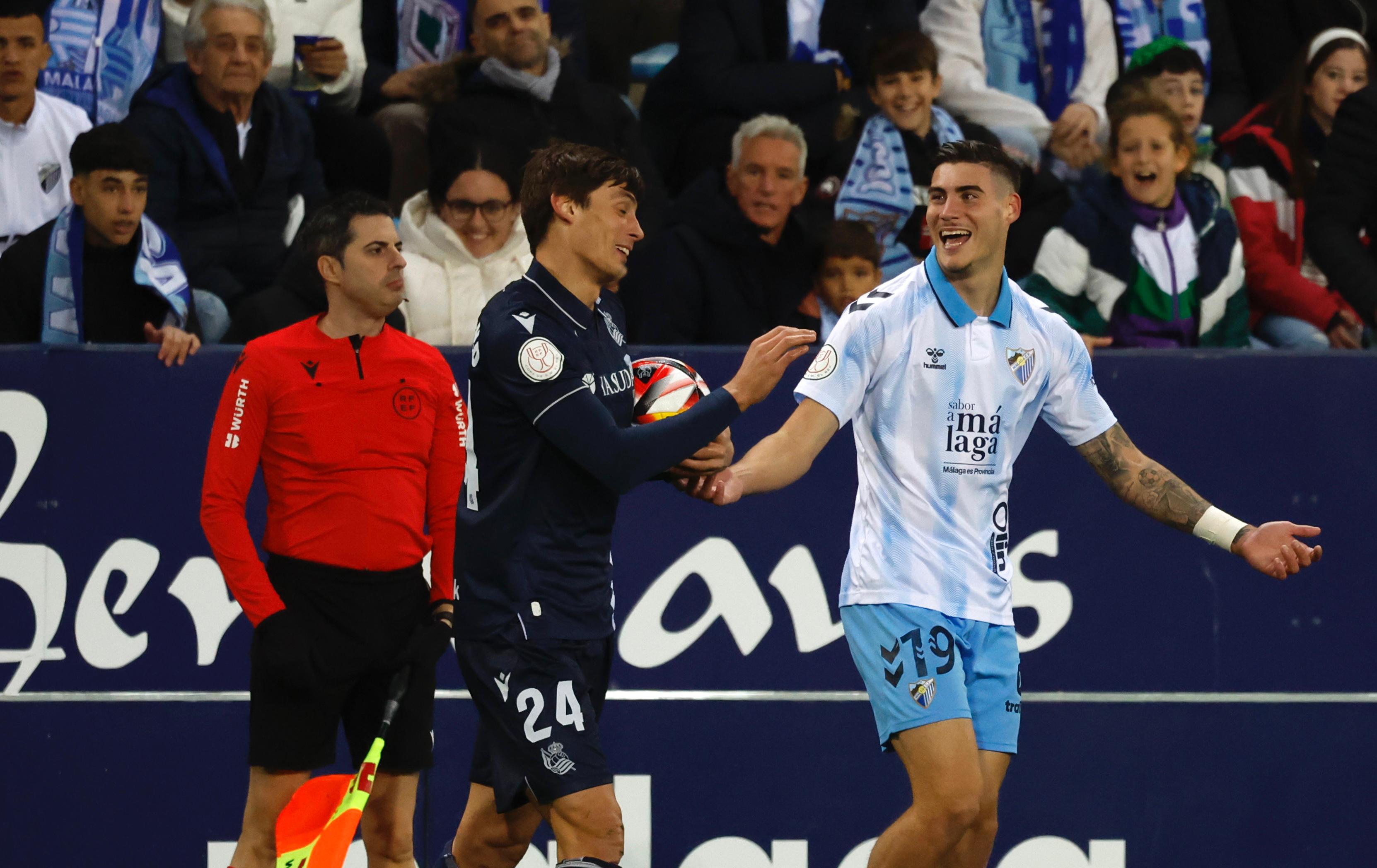 Las mejores imágenes del Málaga - Real Sociedad en La Rosaleda