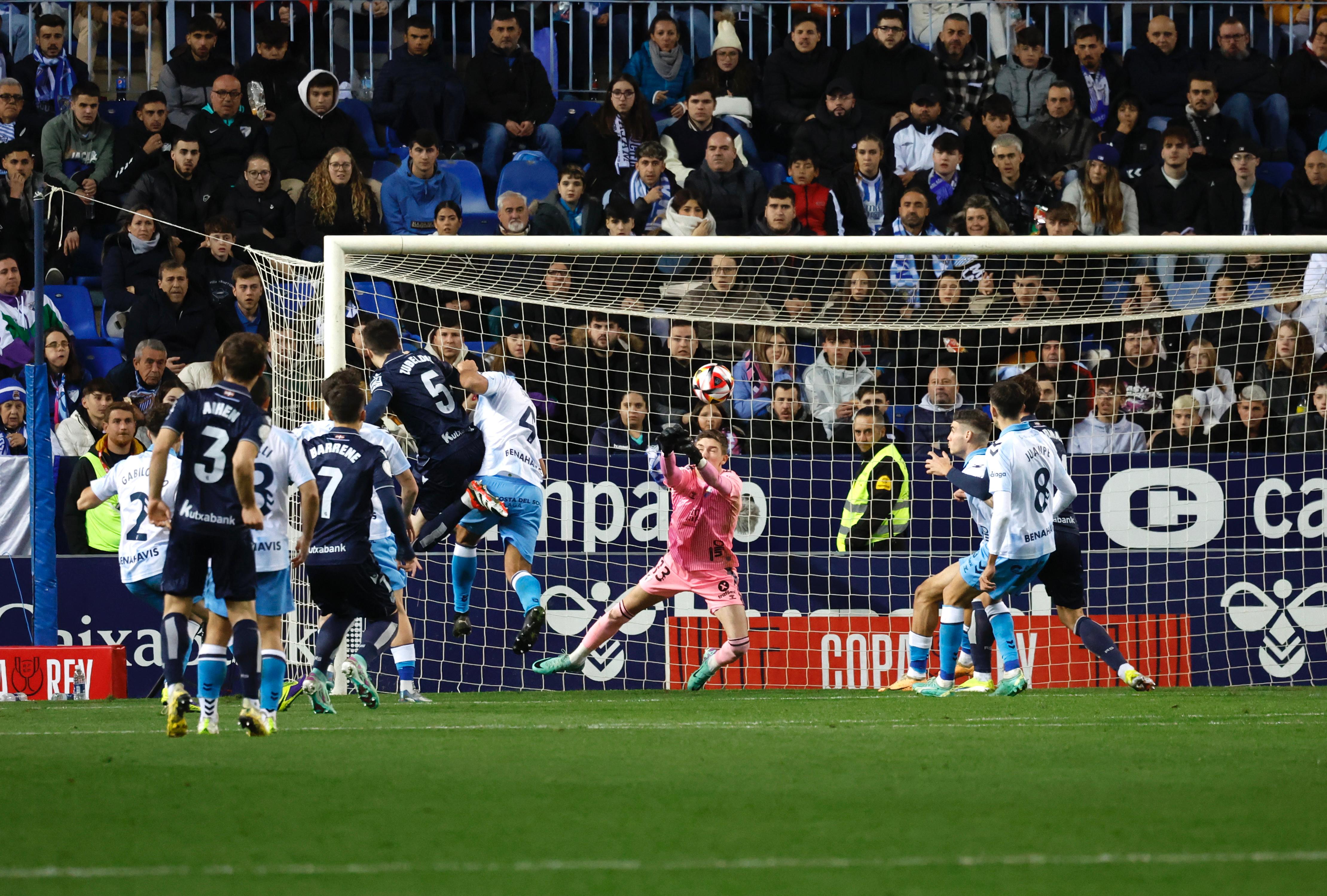 Las mejores imágenes del Málaga - Real Sociedad en La Rosaleda