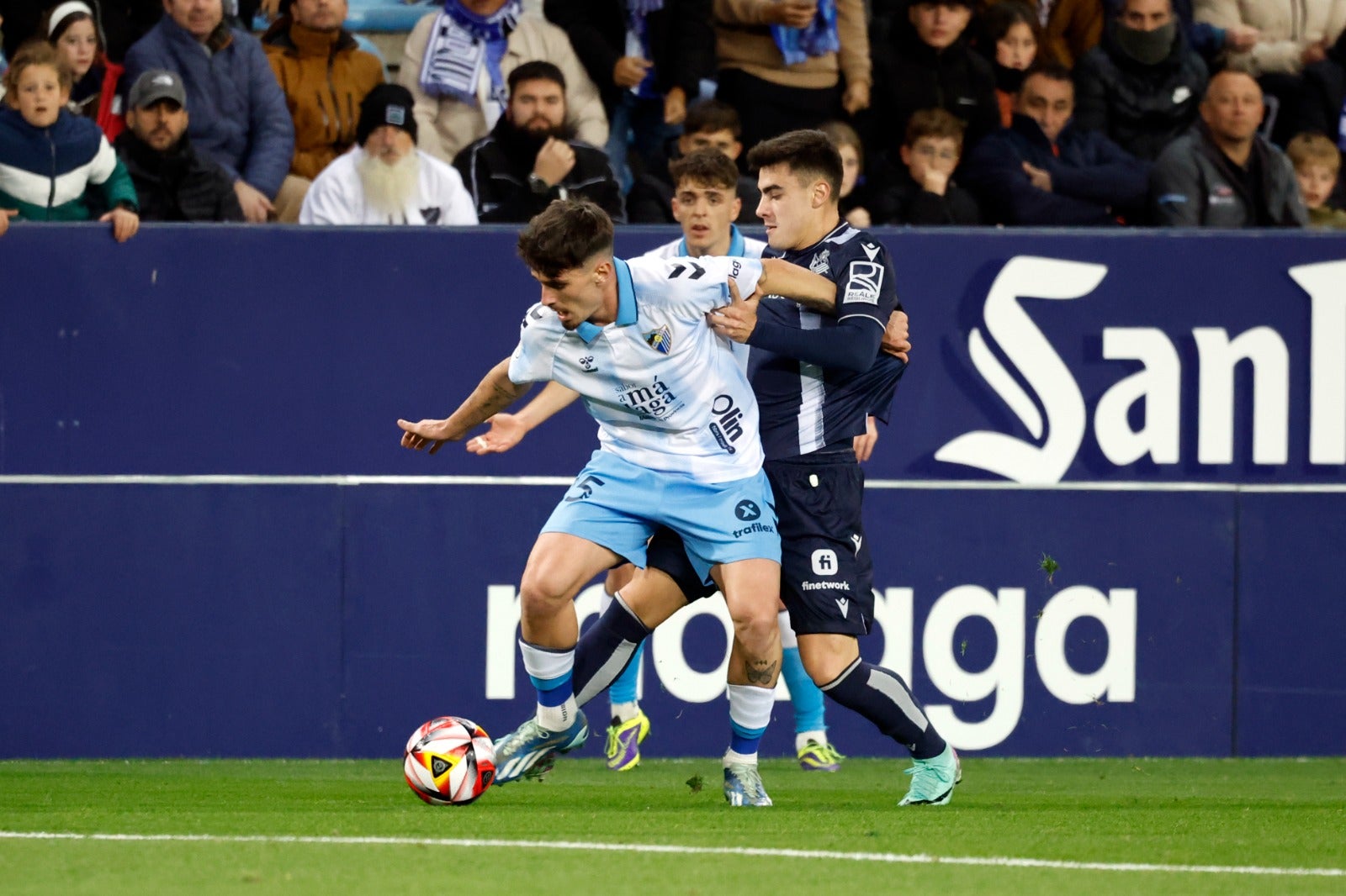 Las mejores imágenes del Málaga - Real Sociedad en La Rosaleda