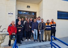 Reunión de coordinación del dispositivo que velará por la seguridad de los participantes en el trail.