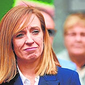 Berta Linares, ayer.