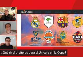 ¿Qué rival prefieres para el sorteo de Copa? Debate en la tertulia del Unicaja