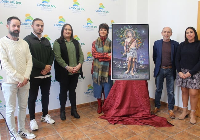 Acto de presentación de las fiestas de San Sebastián en Benamargosa.