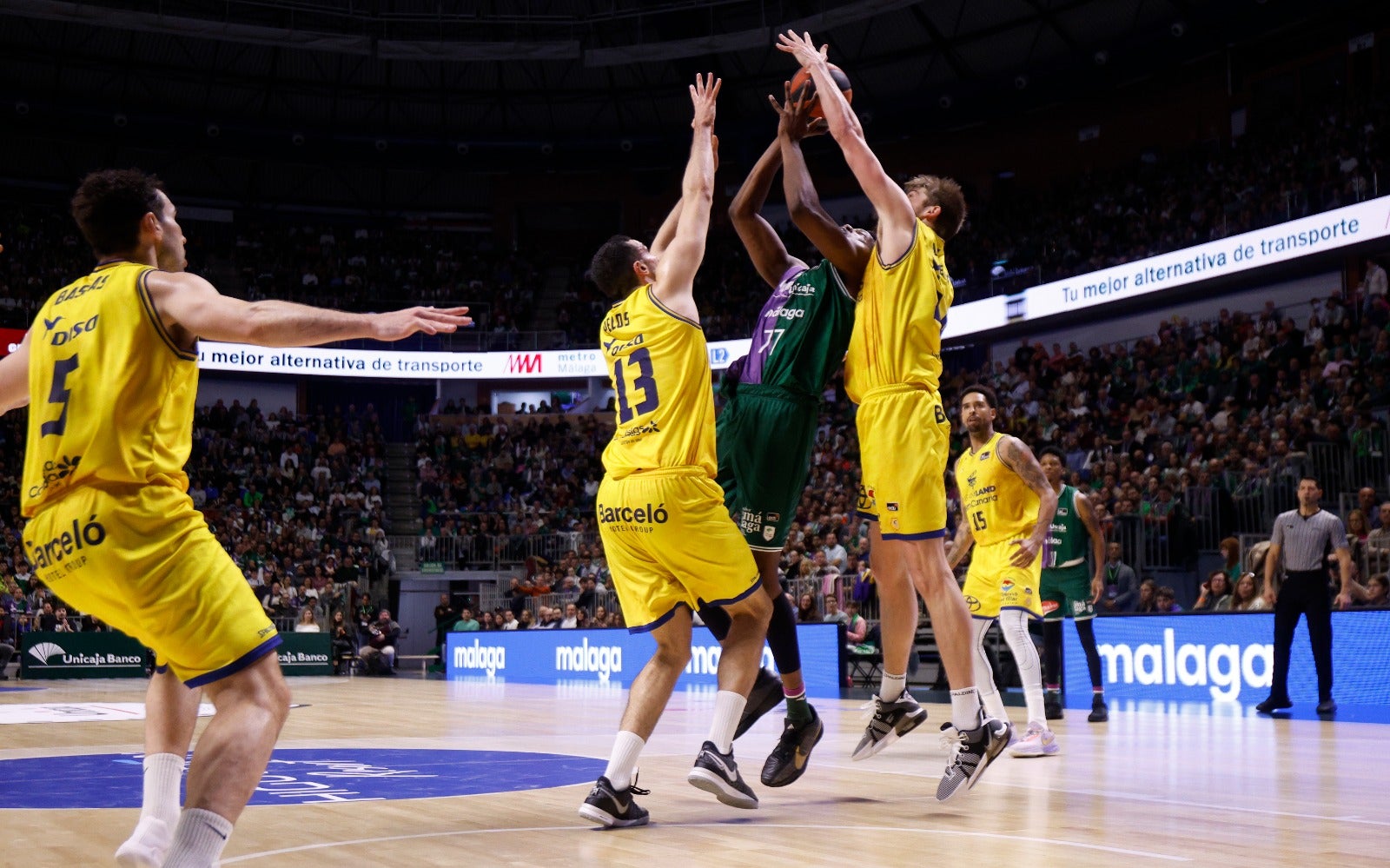 Las mejores imágenes del Unicaja-Gran Canaria