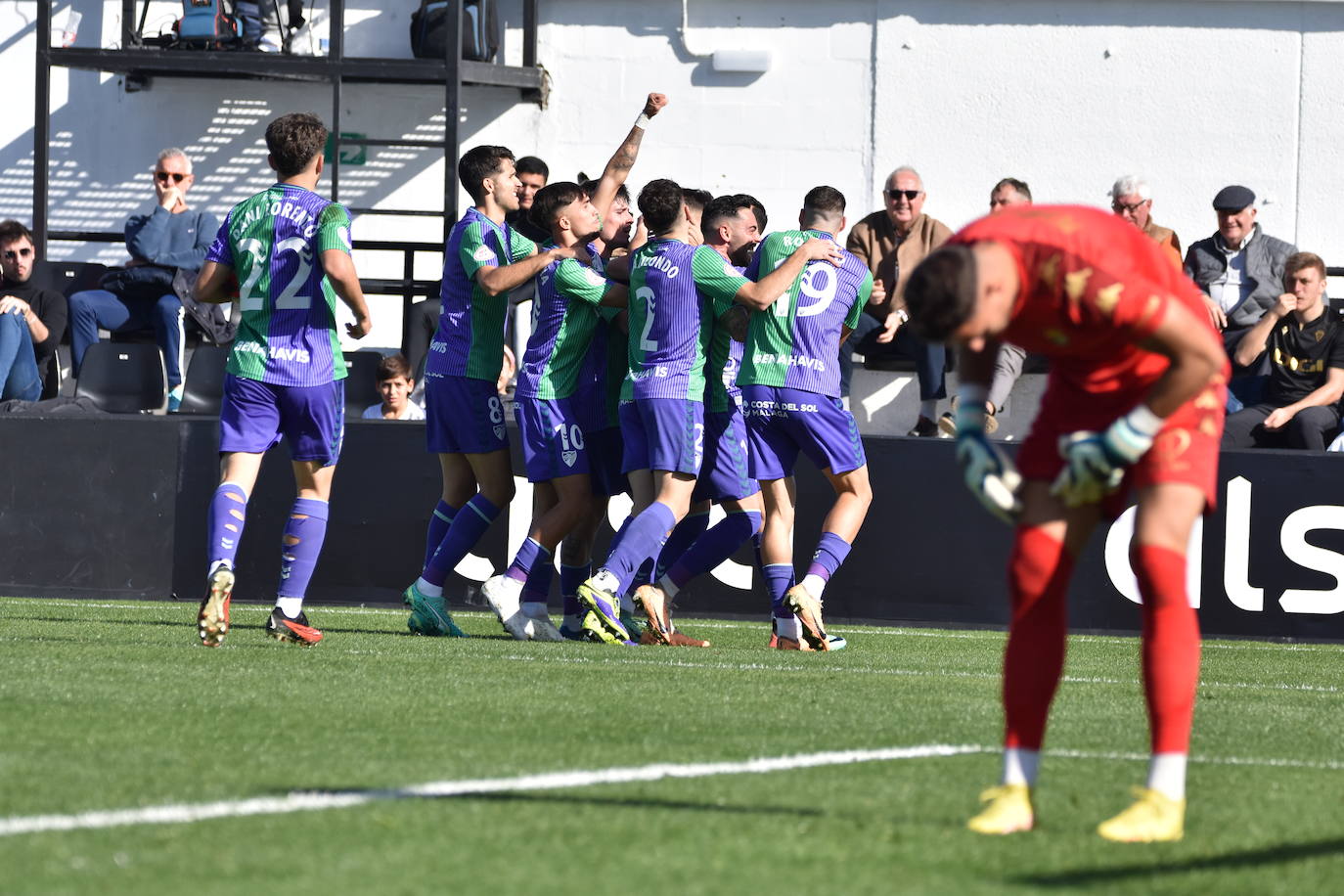 La dura derrota del Málaga en Ceuta, en imágenes