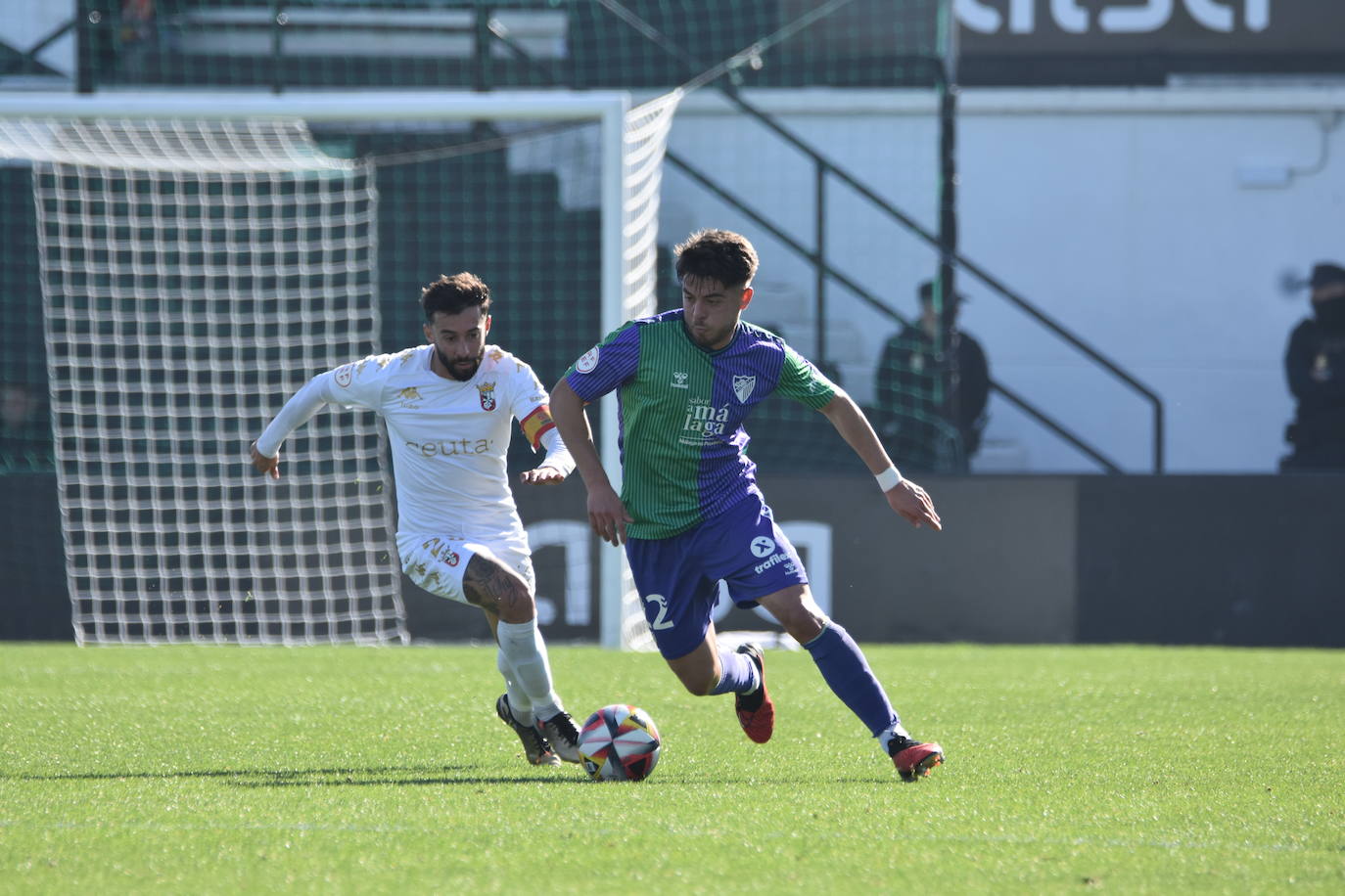 La dura derrota del Málaga en Ceuta, en imágenes