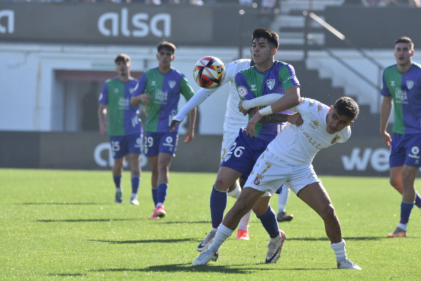La dura derrota del Málaga en Ceuta, en imágenes