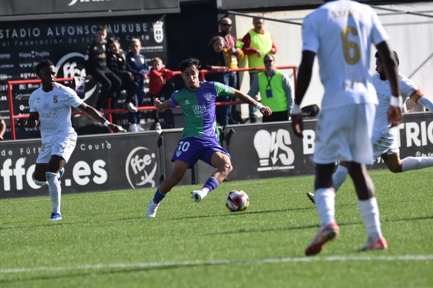 La dura derrota del Málaga en Ceuta, en imágenes