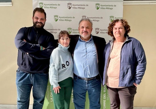 Acto de presentación de la iniciativa, este martes en el Ayuntamiento veleño.
