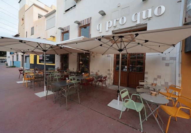 Fachada del local, en la avenida Jorge Luis Borges.