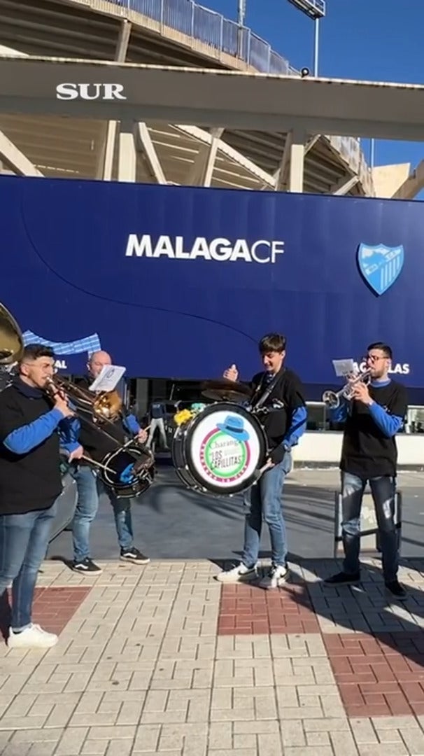 La versión carnavalera del himno del Málaga
