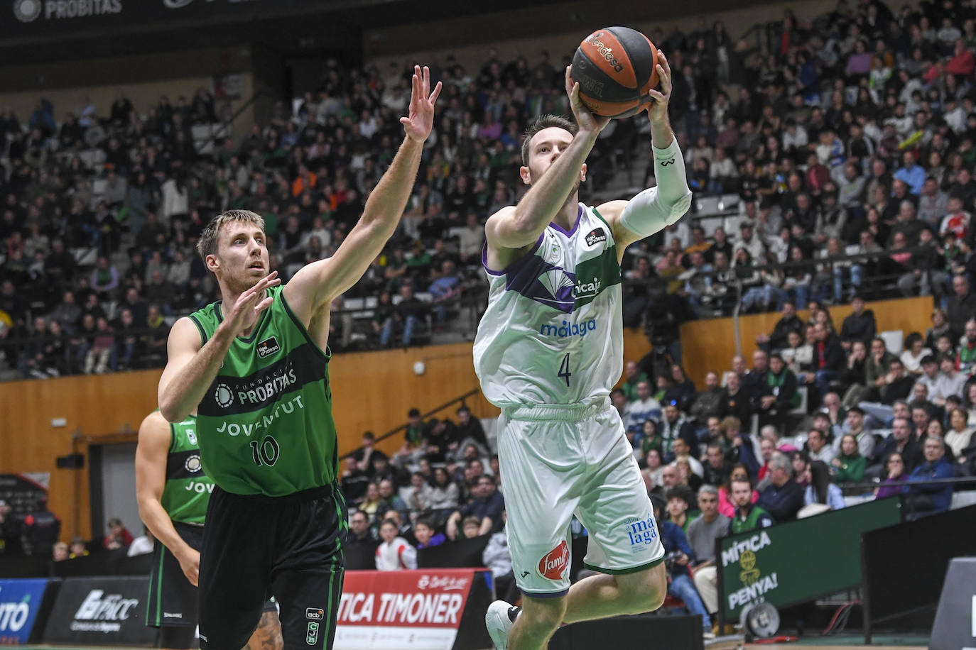 El Joventut-Unicaja, en imágenes