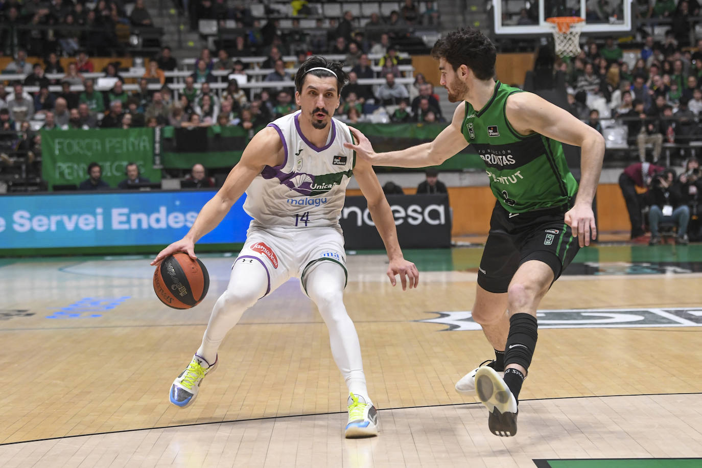 El Joventut-Unicaja, en imágenes